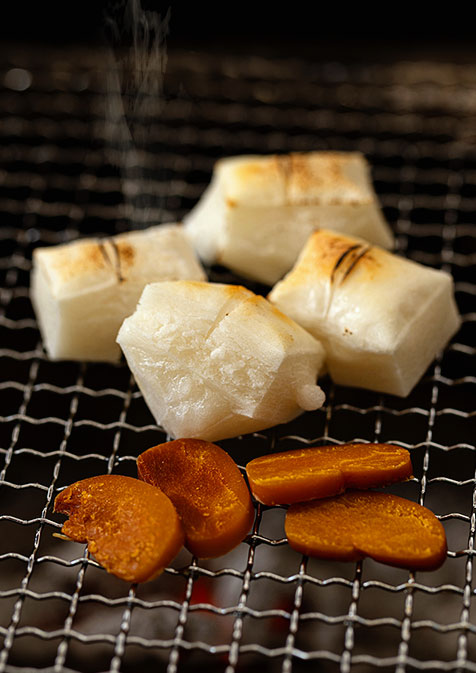 焼きシーン